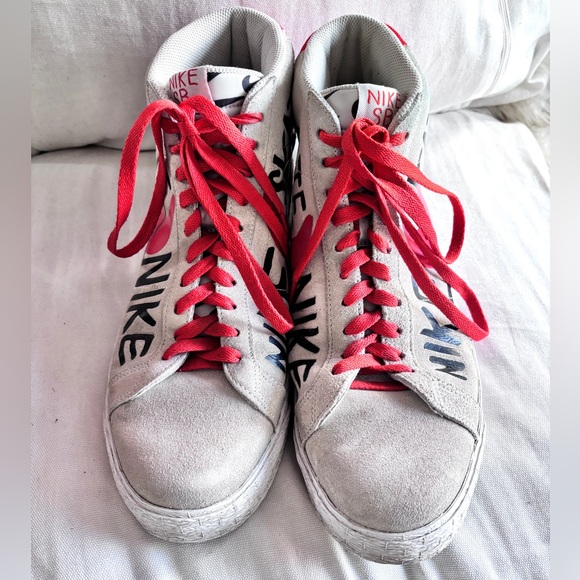 Nike SB Blazer Premium SE Mens Geoff McFetridge 2015 Sneakers - Picture 3 of 10